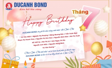 DUCANH BOND hân hoan tổ chức chúc mừng sinh nhật cán bộ công nhân viên tháng 07.2025